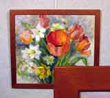 Акварель «Тюльпаны» 41,0х46,5
(рамка, стекло стандарт, оргалит, установка, накатка на основу)
