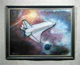 Х/м «Полет» 60х80,3
(рамка деревянная, установка в раму, подрамник, натяжка на подрамник)
