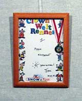 Объемная работа «Детский диплом» 30,0х21,3
(рамка деревянная, стекло стандартное, оргалит, установка в раму, накатка, прикрепление медали двухсторонним скотчем)
