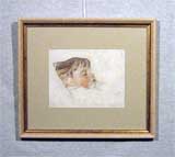 Рисунок «Спящий мальчик» 20х26
(рамка деревянная, стекло антибликовое, оргалит, установка в раму, паспарту, вырез окна паспарту)
