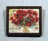 Х/м «Маки» 20х25
(рамка деревянная, установка в раму)
