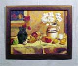 Х/м «Цветы с фруктами» 40,5х51,5
(рамка деревянная, установка в раму, натяжка на подрамник, подрамник)
