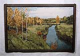 Гобелен «Река» 68,8х107,0
(рамка деревянная, стекло антибликовое, оргалит, установка работы в раму, приклейка на спрэй)
