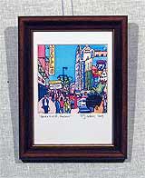 Рисунок «Город» 17,8х12,6
(рамка деревянная, стекло антибликовое, оргалит, установка работы в раму)
