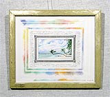 Рисунок акварелью «Остров» 27,0х32,3
(рамка деревянная со слипом, стекло стандартное, оргалит, установка работы в раму)
