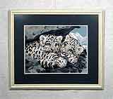 Вышивка «Тигрята» 30,3х59,7
(рамка деревянная, стекло антибликовое, задник, установка работы в раму, двойное паспарту, двойной вырез окна в паспарту, натяжка вышивки)
