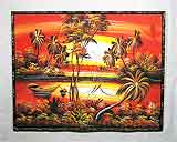 Масло на холсте «Пальмы» 73х98
(рамка деревянная, задник, установка работы в раму, накатка)
