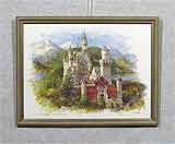 Репродукция «Замок» 28,0х37,5
(рамка деревянная, стекло антибликовое, задник, установка работы в раму)
